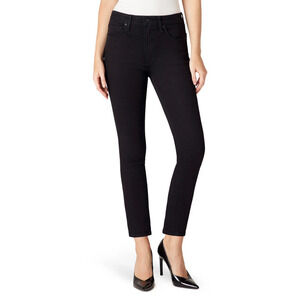 Joe's Jeans High Rise Jeans Straight Ankle Redhill Black Denim NWT Size 27